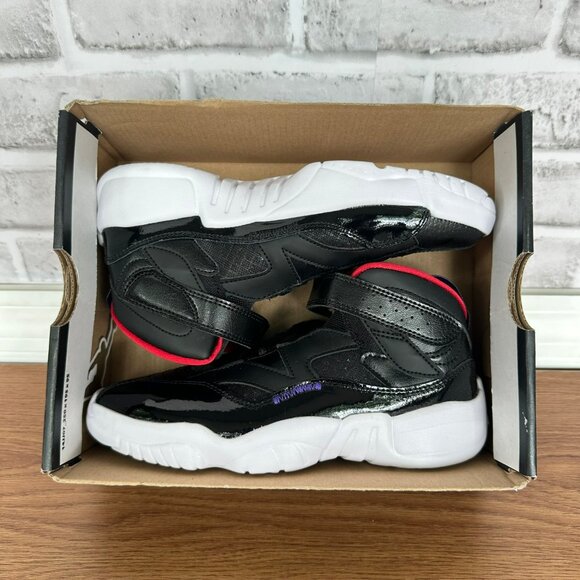 Rare Nike Air Jordan 6 Rings Toddler Boys 3Y Athletic Shoes Black Red DQ8432-001 - Picture 6 of 9